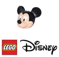 LEGO Disney Mickey Mouse Minifigure Head Disney Retired 2016-2023 24629pb01 NEW