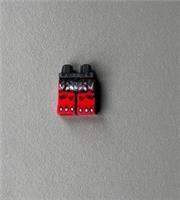 LEGO Draconian Warrior replacement Pearl Dark Gray Hips and Red Legs -970c05pb31