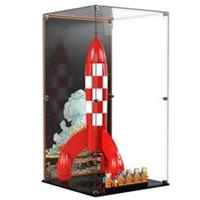 BRICK IN IT Display Case For LEGO Tintin Moon Rocket 21367