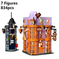 Diagon Alley Weasleys' Wizard Wheezes (76422) 834PCS Building Blocks w/ Figures