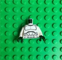 LEGO Star Wars Clone Trooper Replacement White Torso Black Belt - 973pb4925c01