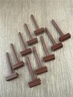 10x Brand New 3836 Lego Broom Minifigure Utensil