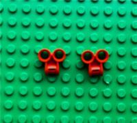 LEGO Redish Orange Axle and Pin Connector Perpendicular Double Pack of 2 - 32291