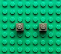 LEGO Parts Dark Tan Brick 1 x 1- Pack of 2 - 6001824