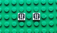 LEGO Tile 1 x 1 with Star Wars Imperial Commando Jet Pack Pack of 2 - 6488332