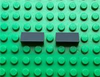LEGO Parts Dark Bluish Grey Slope 30 1 x 2 x 2/3 Pack of 2 - 4567887
