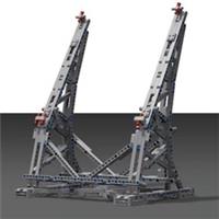 Vertical Display Stand for Millennium Falcon 75192 | 407 pcs | High Quality ABS