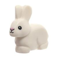 LEGO White Bunny Rabbit Animal Friends City Farm Disney Minifigure 2017 NEW