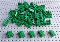 Lego Green 1x2 by 1x2 Up Hinge Plate (99780) x10 *BRAND NEW* Star Wars City