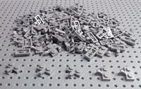 Lego Light Bluish Grey 1x2 Plate with Clip (11476) x10 a set *NEW* Star Wars