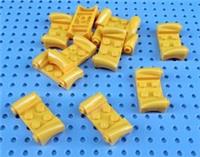 Lego Bright Orange 2x4 Plate Car Mudguard (93590) x2 BRAND NEW* Star Wars City