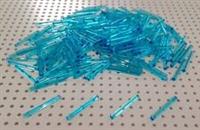 Lego Transparent Light Blue Bar 4L (30374) x6 a set *NEW* Lightsaber Blade Wand
