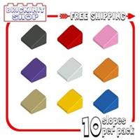 Lego 1x1 2/3 Cheese Wedge Slope (54200) *(Pack of 10) *NEW *FREE POST *Star Wars