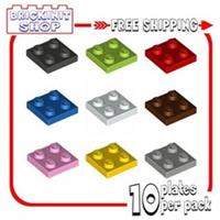 Lego 2x2 Plate (3022) *(Pack of 10) *Choose Colour* NEW City Friends FREE POST