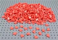 Lego Coral Pink Quarter Round 1x1 Flat Tile (25269) x25 a set *NEW City Friends