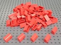 Lego Coral Pink 1x2x1 Outside Half Bow Curved Brick (37352) x10 NEW City Friends
