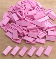 Lego Pink 1x2 Flat Tile (3069) x20 in a set BRAND NEW City Friends Minecraft