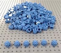 Lego Medium Blue 1x1 Brick with 2 Studs on adjacent sides (26604) x10 NEW City