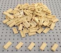 Lego Tan 1x2 Ingot Metal Bar (13954 / 99563) x10 in a set NEW City Star Wars
