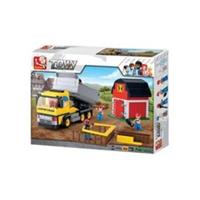 Sluban Town Dumper Truck Bricks Set