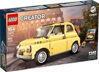 Lego Creator Expert Yellow Fiat 500 10271 NEW 'SMALL CREASE' FREE Signed P&P