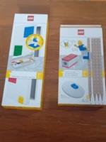 Lego Pencil Case + Fig And Stationary Set Minifigure Eraser Sharpener Pencils