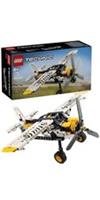 LEGO Technic Bush Plane Aircraft Toy Vehicle Gift Buildable Set for Kids 42198