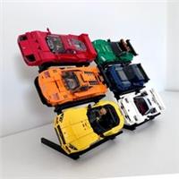 6 Vehicles Display Stand for LEGO Speed Champions Cars F1 No Tools Setup