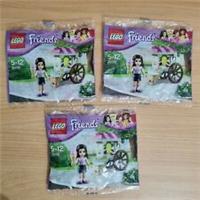 3x Lego Friends 30106 Emma and Ice Cream Cart Ages 5-12 - New