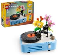 LEGO Creator 3in1 Record Player with Flowers Building Set (31172) | Ages 8+