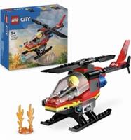 LEGO City Fire Rescue Helicopter Set (60411) | Ages 5+￼