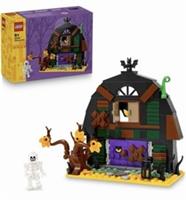 LEGO Halloween Barn - Toy with a Skeleton Minifigure Set (40721) | Ages 8+