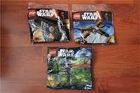 LEGO STAR WARS POLY BAG SETS 30278, 30054 & 30276.