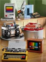 Retro Electrical Appliances Building Blocks Bricks Models Old School 90s Fun Toy