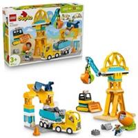 LEGO 3 in 1 Construction Site and Vehicles Buildable Construction Set 10476