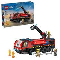 LEGO City Airport Fire Engine Truck Toy Buildable Construction Set 60499