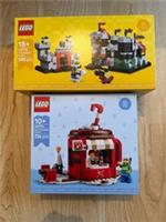 LEGO Hot Chcolate Stand 40776 & Mini Knights Castle 40775 NEW FREE Signed P&P