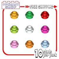 Lego 1x1 Round Stud Flower Plate (24866) *(Pack of 10) **Choose Colour** NEW