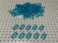Lego Transparent Light Blue 1x2 Flat Tile (3069) *(Pack of 10) *NEW Minecraft
