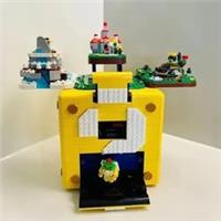 Unbuilt Nintendo Super Mario 64 Question Block 71395 Moc 2064pcs Plus Figures