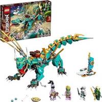 LEGO 71746 NINJAGO Jungle Dragon Building Set, with Ninja Lloyd and Zane Minifig