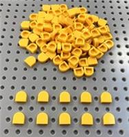 LEGO Yellow 1x1 Half Circle Extended Tile (24246) *(Pack of 10) *NEW City