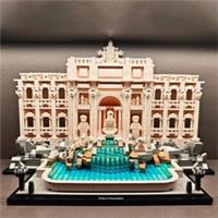 🏛️New🏛️ MOC 21062 Trevi Fountain Building Blocks Architecture 1880pcs no box