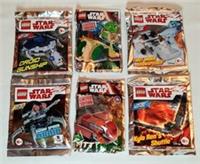 LEGO Star Wars - 6 Mini-Builds Kylo Rens Shuttle MTT Droid Gunship Etc