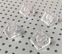 Lego Trans Clear 2x2 Brick with Slope (3039 / 35277) *(Pack of 4) NEW Windscreen