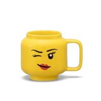 Lego Iconic Winking Girl Ceramic Mug Small Genuine Quality Best