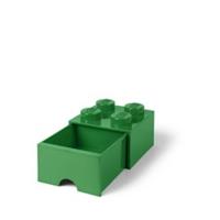 Lego Brick Container With Drawer Four Green Genuine Quality