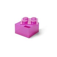 Lego Brick Container Four Transparent Pink Genuine Quality Best