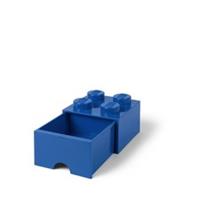 Lego Brick Container With Drawer Four Blue Genuine Quality Best