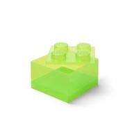 Lego Brick Container Four Transparent Green Genuine Quality